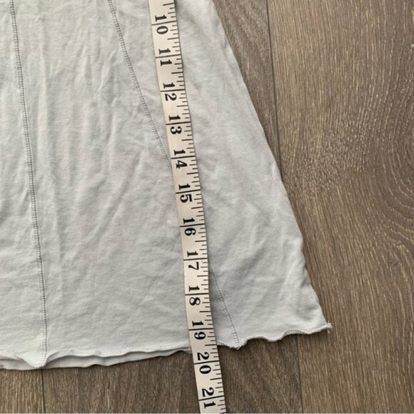 Aritzia Wilfred Bustier Corset Tank Top Pale Blue Gray Cotton Sleeveless Small - Picture 11 of 15